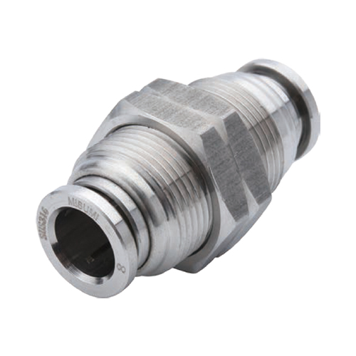 One-Touch Fittings Stainless Steel, Bulk Head Union