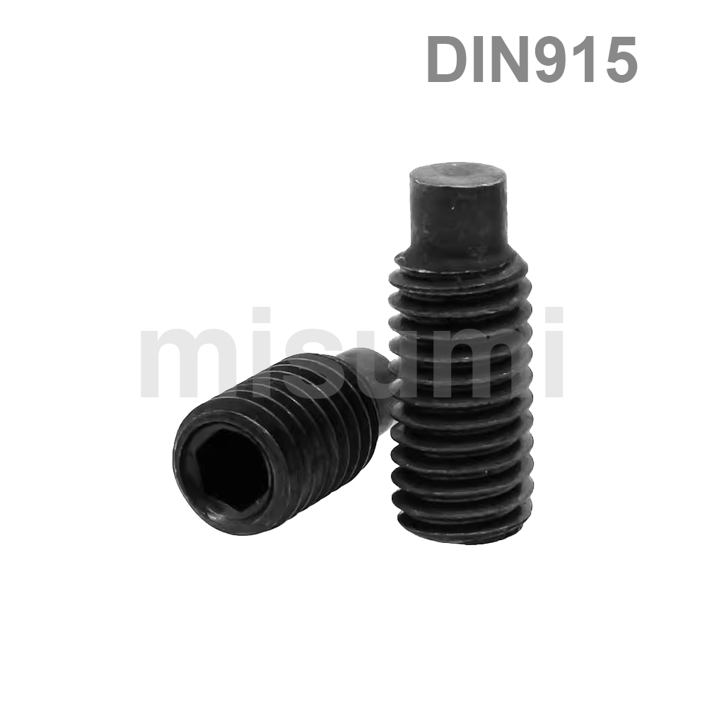 Hex Socket Set Screw - Dog Point - Carbon Steel | MISUMI | MISUMI
