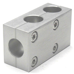 Round Pipe Joint Same Diameter Hole Type Two-Split Parallel 2 Axis T-Shape 