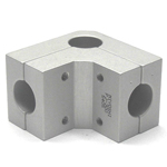 Round Pipe Joint, Differing Diameter Hole Type for Corners (JC300) 