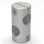 Stainless Steel, Round Hole Pipe Joint Cross 90° Hole (PF3S200) 