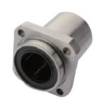 Flanged Linear Bushing - Spigot Joint - Single Type - with Square Flange [LMYMKPUU] 