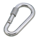 Pear-Shaped Carabiner (Ring Included)