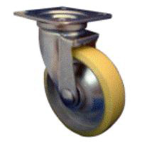 Anti-Static Caster - THN Series - Swivel Caster with Stopper (OCTRON Urethane Wheel) 