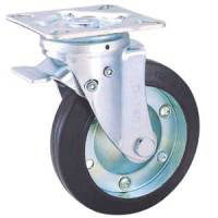 Industrial Caster, STC Series, Free Stopper (S-4) Included (STC-150CNCS-4) 
