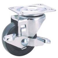 Industrial Caster TE Series with Freely Swiveling Type Stopper (TE-50NMS-1) 