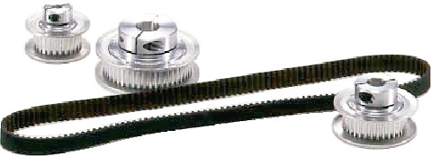 Timing Belt Pulley Tooth Pitch 2 mm, Belt Width 6 mm_2GT (P48-2GT-BLP-6C-8) 