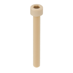 Resin Screw (PEEK/Hex Socket Head Cap Screw, Fully Threaded) - SPE-FT (SPE-M5X70-C-FT) 