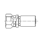 Swage Type Parallel Female Thread Union Fitting for Pipes (With 30° Female Seat) SE (SE-PF-12) 