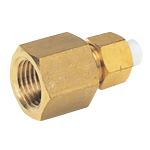 Quick Seal Series Insert Type (Brass) Female Connector (Inch Size) (FC1N1/4-PT1/4) 