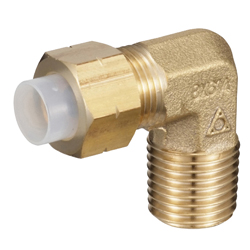 Quick Seal Series Insertion Type (Brass Specifications) 90° Elbow (Metric Size) (L4N10X8-PT3/8) 