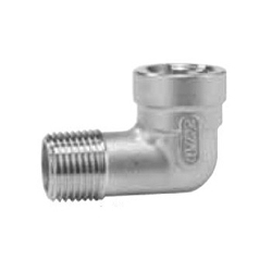 Stainless Steel Screw-in Pipe Fitting, Straight Elbow (SL6A) 