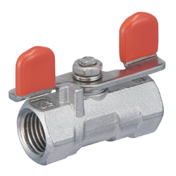 Stainless Steel Ball Valve, SBFS2 Type, Butterfly Handle, Reduced Bore (SCS13A)