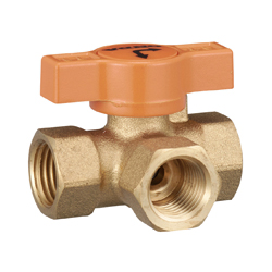 T-Shaped (Three-Way) Ball Valve with T Handle