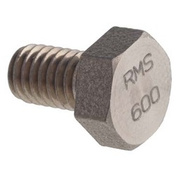 Rare Metal Screw (RMS) Alloy600 (Inconel 600) Hexagonal Bolt (HXN-ALLOY600-M16-60) 