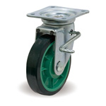 Steel Casters - Flexible - Stopper - with JB Fittings - UP/JB