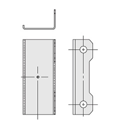 Photoelectric Sensor, E3ZR-C, Slit for Through-Beam Type (E39-S77B) 