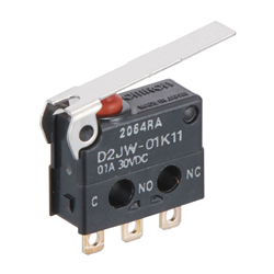 Sealed Super-Ultra-Small Basic Switch [D2JW] (D2JW-01K31-MD) 