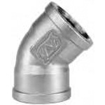 Stainless Steel Screw-in Pipe Fitting - 45° Elbow 45L (SCS14-45L-1/2B) 