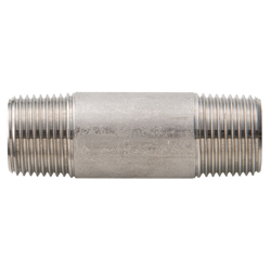 Stainless Steel Screw-in Fitting, Double End Long Nipple, NL (SCS14-NL-1B-150) 