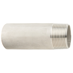 Stainless Steel Screw-in Fitting, One-End Screw-in Long Nipple NSL (SCS13-NSL-1/2B-150) 
