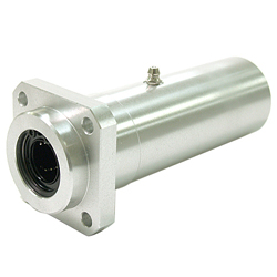 Linear Bush Housing with Flange LFWLB Type Long Boss Position Square Flange Aluminum Case Lubrication Hole (LFWLB25A) 