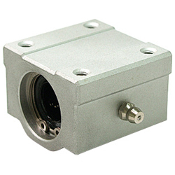 Linear Bushing Housing LH-OH Type, Single, Aluminum Case, With Lubrication Hole (MLH40-OH) 