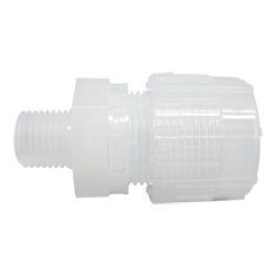 Super 300 Type Pillar Fitting, Male Connector (P-MCW2-N1B) 