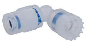 Fluororesin Fitting F-UEA Union Elbow Adapter