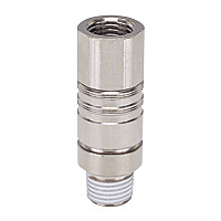 Mold Cooling, Mold Temperature Control Fitting, Female Thread Straight (AKC10-01F02) 