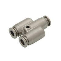 for Sputtering Resistance, Tube Fitting Brass, Union Y, No Cover (KY6-1) 