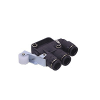 Mechanical Switching Valve, Mechanical Valve, Micro Switch Type Roller Type (Central Exhaust) (MVM43A-RJ) 
