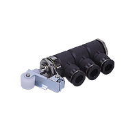 Mechanical Valve Panel Mount Type Roller (Concentrated Exhaust Type) (MVP63-RJ) 
