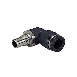 Light Coupling, E3/E7 Series Plug, Elbow With Quick-Connect Fitting (CPPE7L-6) 