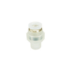PP Type Tube Fitting for Clean Environment, Straight 