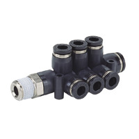 Tube Fitting Branch Double Branch Triple Double for General Piping (PKVD8-4-02) 