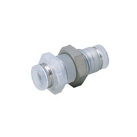 Tube Fitting PP Type Bulkhead Union P for Clean Environments (PPMP4F) 