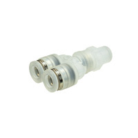 Tube Fitting PP Type Branch Y for Clean Environments (PPX6-03FC) 