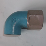 Pipe-End Anticorrosion Fitting, RCF-K, for Fixture Connection, Dissimilar Metal Contact Prevention, Female Adapter Elbow (RCF-KZ-ZQL-1/2B) 