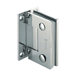 Double-Action Hinge BK021-180 Type for Stainless Steel Glass Door (Glass mounting type) (For reinforced glass) (K38051) 