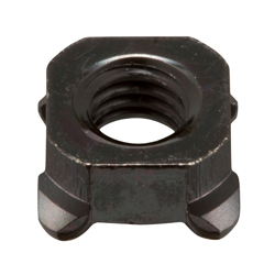 Square Weld Nut (Welded Nut) without Pilot, Protruding Type (1D Type) (NSQW1D-SUS-M6) 