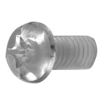 Polycarbonate Phillips Pan Head Screw (CSPPNPC-PC-M8-15) 