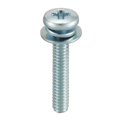 Spring Flat Washer Integrated Phillips Head Binding Screw (SW + ISO Flat W) 
