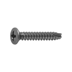 Cross Recessed Raised Countersunk Head Tapping Screws, 2 Models Grooved B-1 Shape (CSPRDS2M-STCB-TP3-10) 