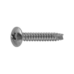 Cross Recessed Truss Tapping Screws, 2 Models Grooved B-1 Shape (CSPTRSM2-STN-TP4-10) 