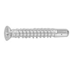 Cross Recessed Small Flat Head Tapping Screws, 2 Models with Guide, BRP Shape, G=5 D=6 (CSPLCSB6-SUSSP2-TP4-20) 