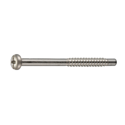 Cross-Recessed/Slotted Pan Head Tapping Screw Class 2 with Guide and Neck BNRP Model G=5 (CSBPNSN-SUS-TP4-30) 