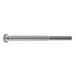 Cross/Straight-Recessed Pan Head Tapping Screw Class 2 with Guide BPR Model G=20 (CSBPNS20-SUS-TP4-50) 
