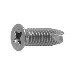 Cross Recessed Small Flat Head Tapping Screws, 3 Models Grooved C-1 Shape (CSPLCSC-SUSSP1-TP4-10) 