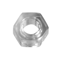Polycarbonate Hex Nut, Special (M8 White, M10/M12 Transparent) (HNTO1-PC-M12) 